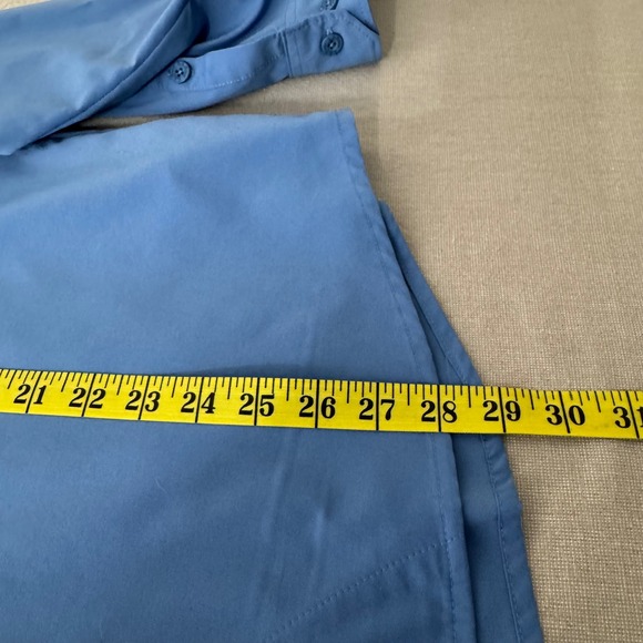 L.L. Bean Tropicwear Pro Stretch Long-Sleeve Shirt Mens L Blue Fishing‎ - Picture 13 of 14